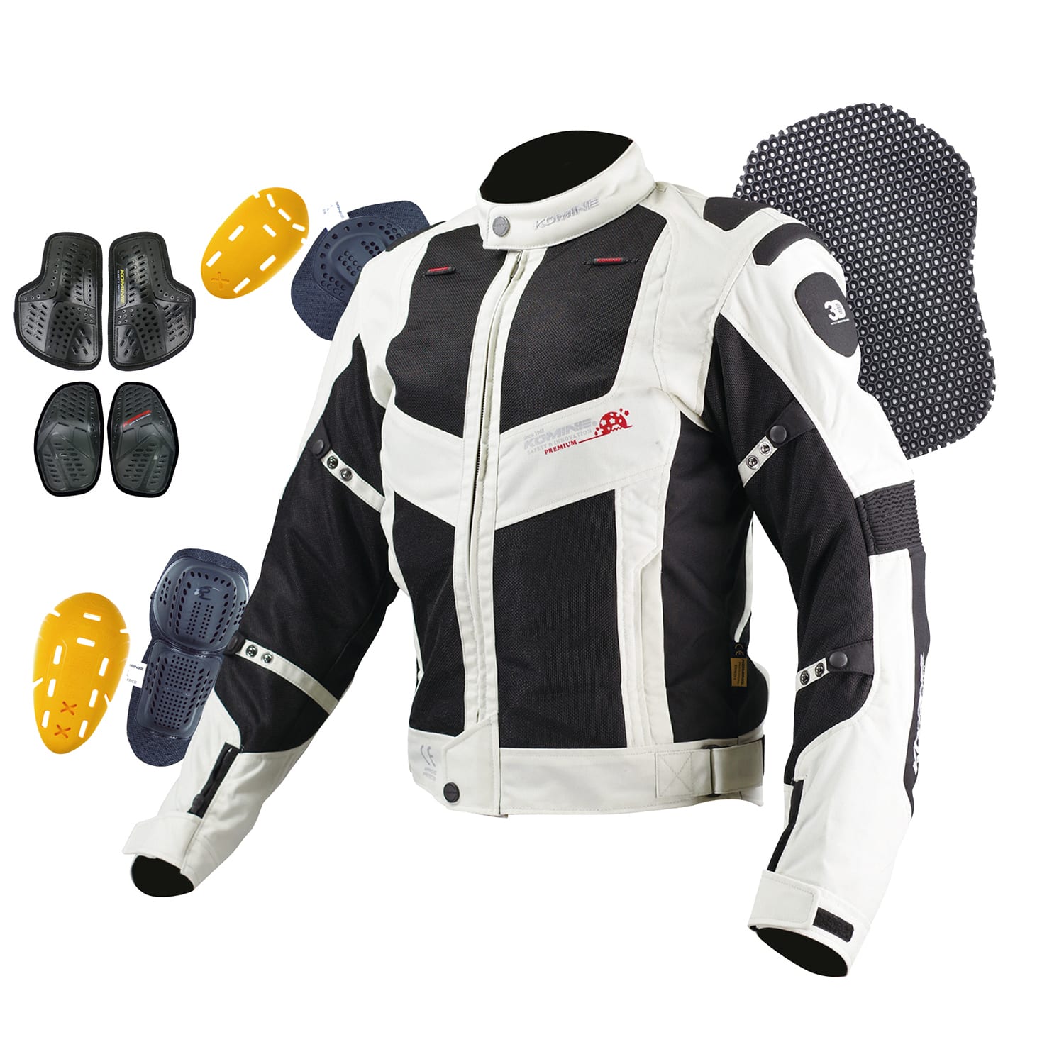 Komine JJ-003 Mesh Touring Motorcycle Jacket - Womens M JP Only