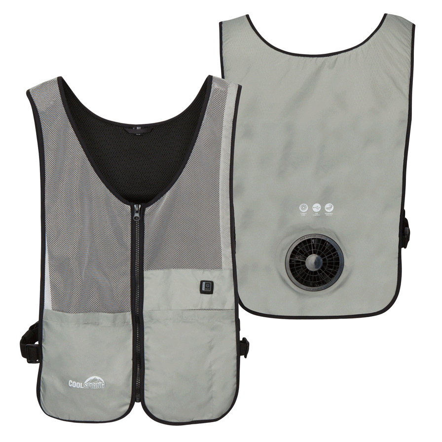 Coolspring By Venture Heat Battery Powered Fan Cooling Vests WindTech  Series