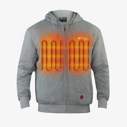 Unisex Transit 2.0 Heated Ultra Soft Hoodie with HeatSync™ - Grey